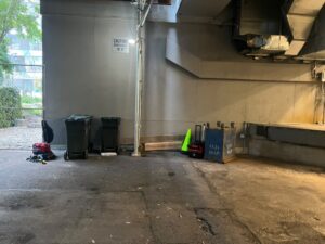 Sidewalk Shed Installation at 410 10th Ave, Manhattan