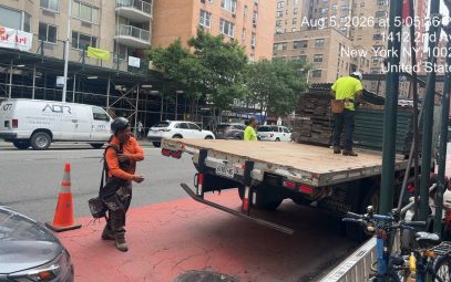 Scaffolding Installation at 1411 2nd Ave, Manhattan