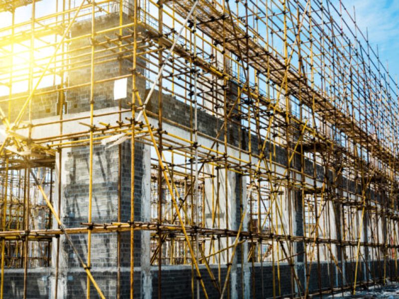 large building-site