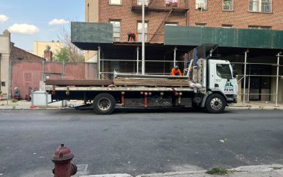 Shed installation@ 1709 E 4th St, Brooklyn, NY 1122 4